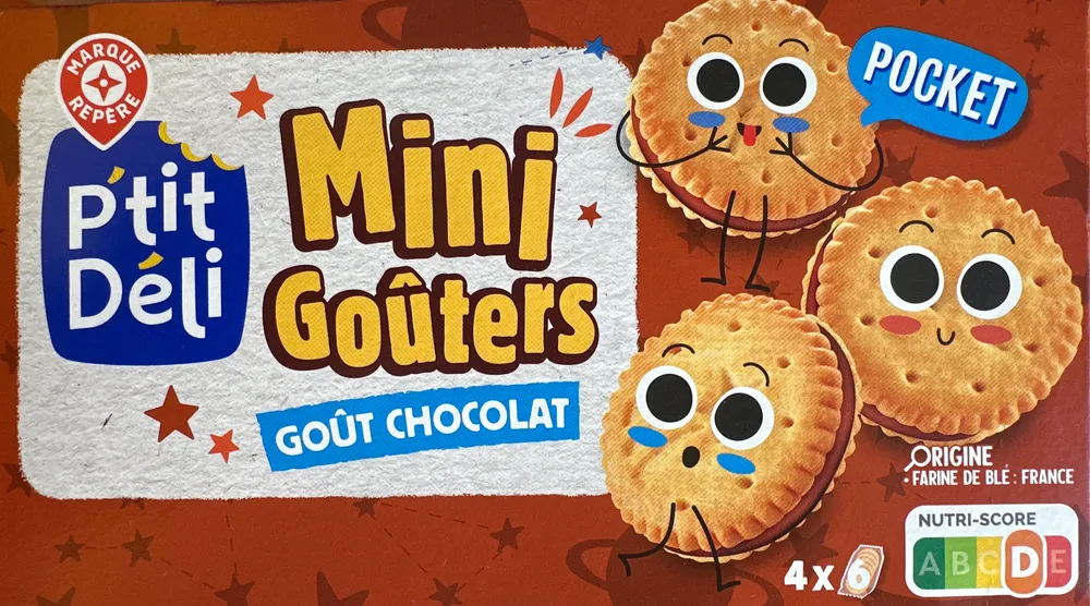 Mini Goûters Goût Chocolat