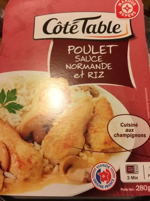 Poulet Sauce Normande Et Riz