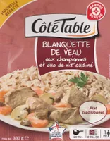 Blanquette de Veau aux champignons et duo de Riz Cuisiné