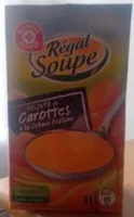 Velouté de carottes à la crème fraîche