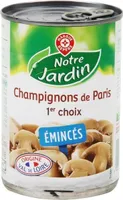 Champignons de Paris 1er choix émincés