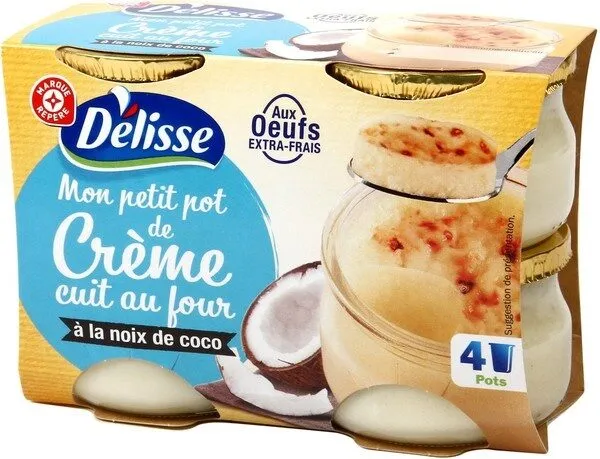 Petit pot de crème coco