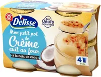 Petit pot de crème coco