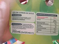 Jus de citron de Sicile