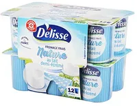Fromage frais nature au lait demi-écrémé