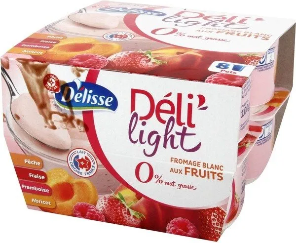Fromage frais aux fruits 0 % Mat. Gr. 'Délidoux'