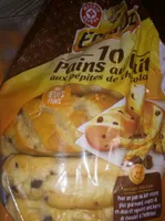 Pains au lait aux pépites de chocolat