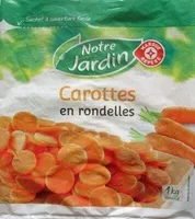 Carottes en rondelles, Surgelé