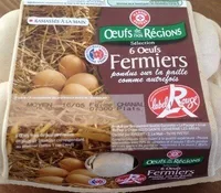 Oeufs Fermiers (x 6) label Rouge calibre Moyen