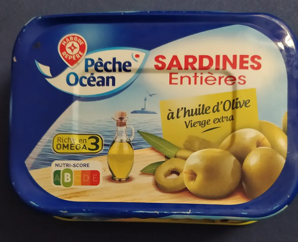 Sardines à l'huile d'olive extra vierge