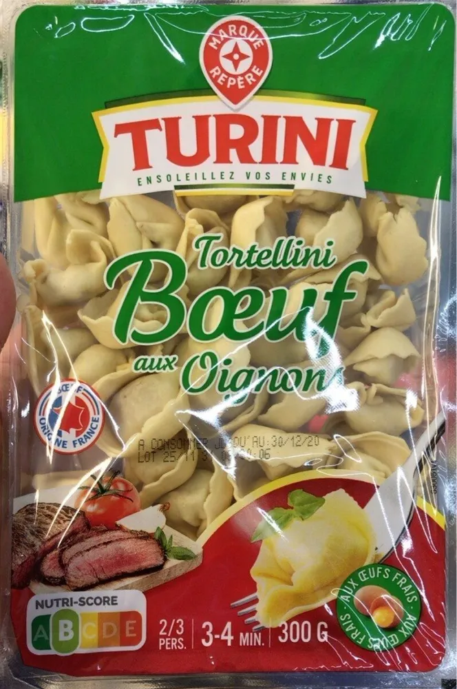 Tortellini boeuf oignon