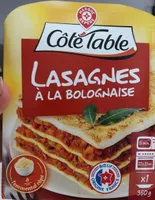 Lasagnes Bolognaise Côté Table, 350g