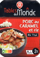 Porc au caramel et son riz thaï