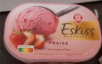 Sorbet fraise aux morceaux de fraise