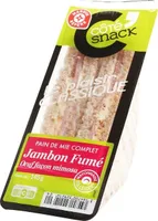 Sandwich jambon fumé-oeuf mimosa