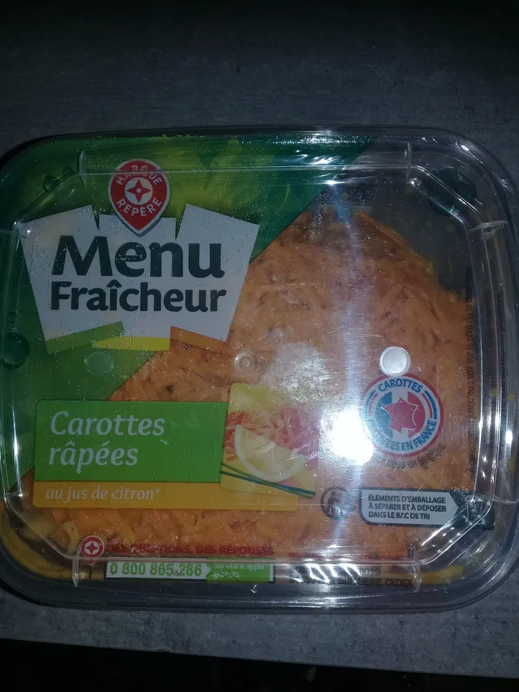 carottes râpées