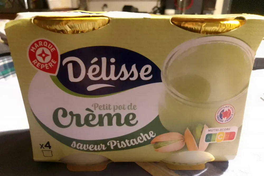 Petit pot de Crème saveur Pistache