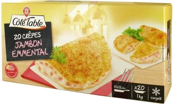 20 Crêpes Jambon emmental
