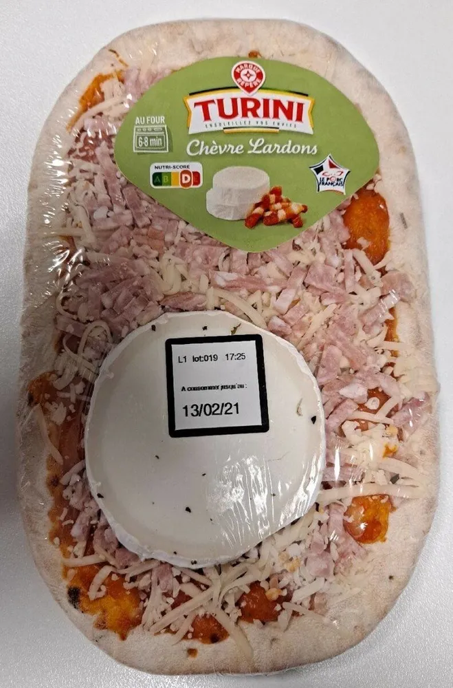 Pizza lardons et chèvre