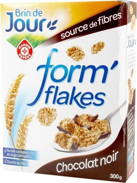 Forme flakes chocolat noir