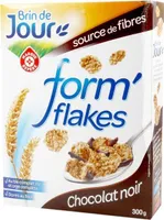 Forme flakes chocolat noir