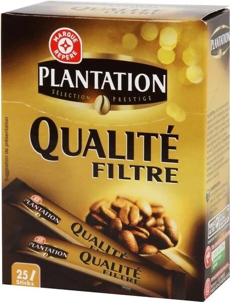 Café soluble lyophilisé x 25 sticks