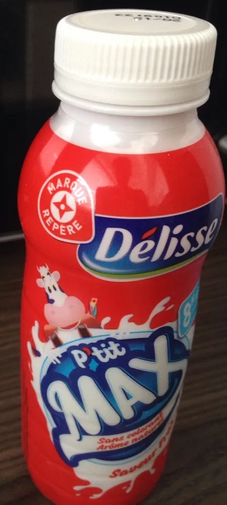 Yaourt à boire saveur fraise