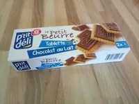 Biscuits tablette chocolat au lait
