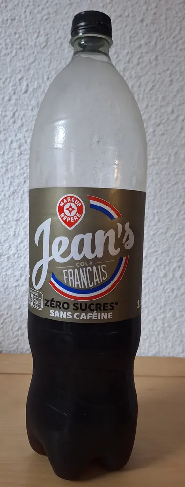 Soda cola zéro sans caféine