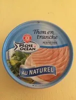Thon naturel albacore en tranche