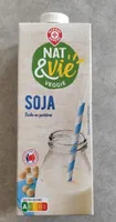 Boisson au soja nature brique