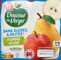 Dessert de fruits pomme/poire sans sucre ajoutés ajouté