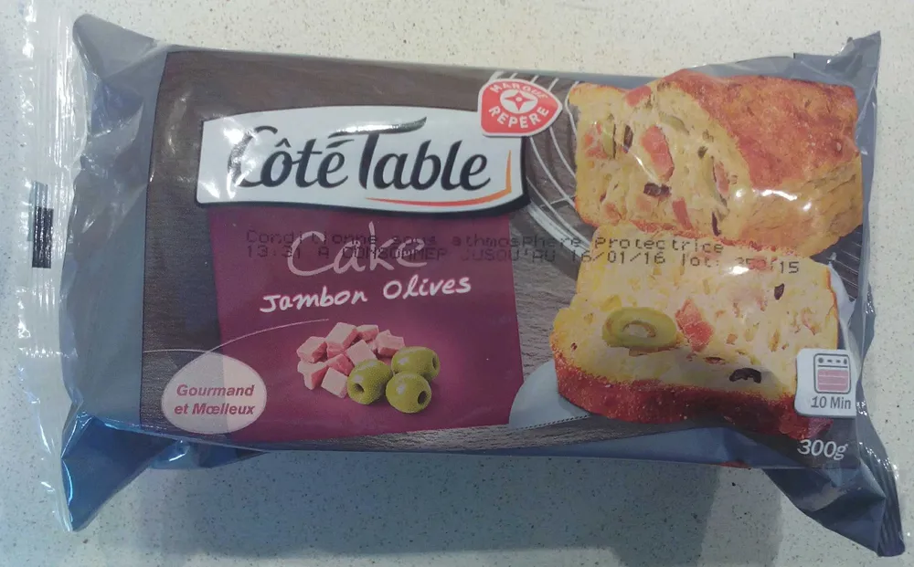 Cake jambon et olives