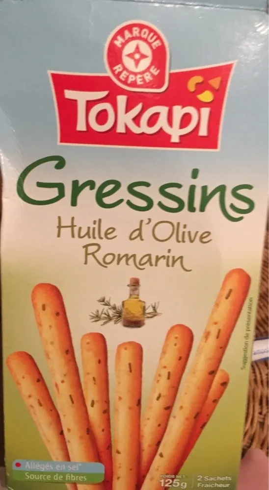 Gressins huile d'olive romarin