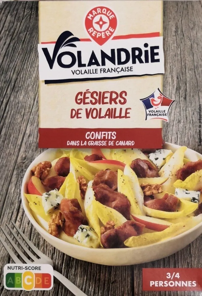 Gésiers de Volaille, confits dans la graisse de canard