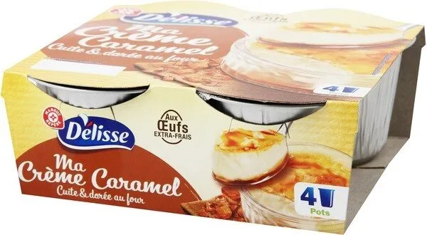 Crème caramel x 4 pots