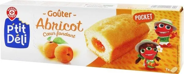 Gâteaux fourrage abricot x 7