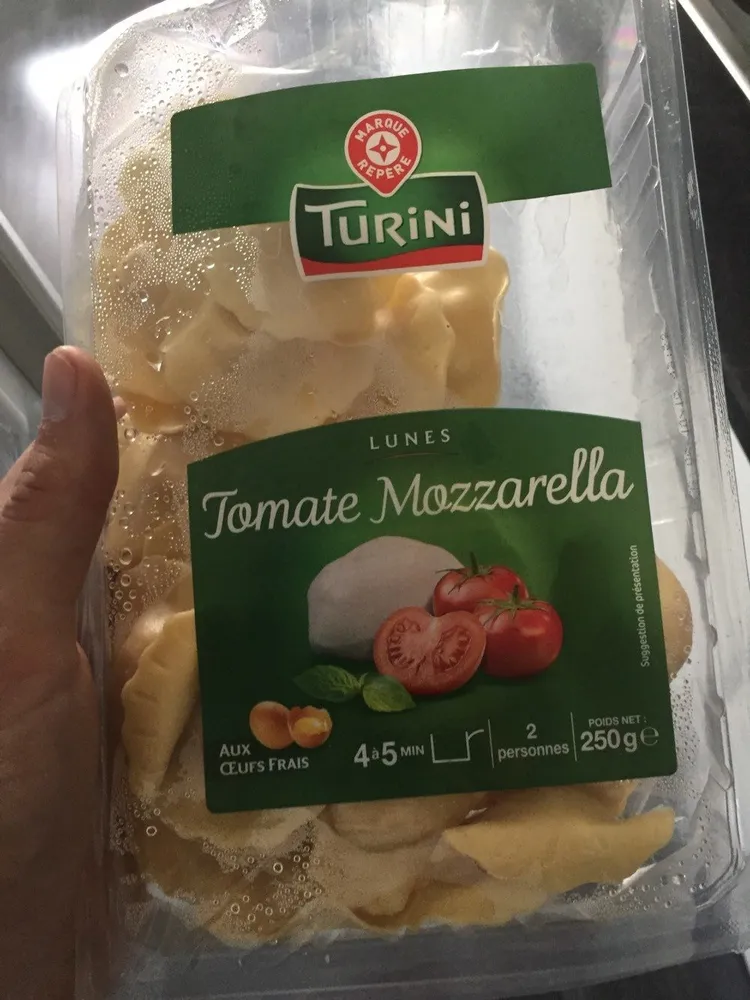 Lune mozarella tomate