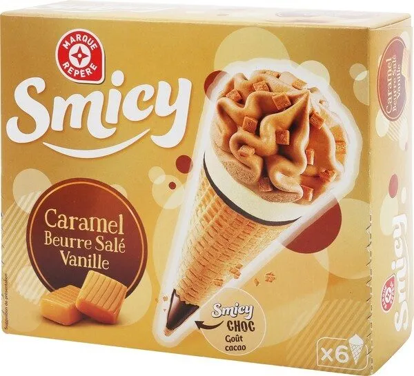Cône caramel beurre salé x 6