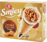 Cône caramel beurre salé x 6