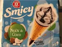 Cônes noix de coco x6