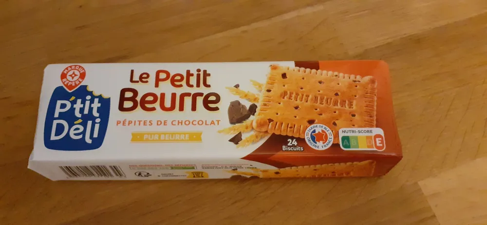 Petit beurre pépites de chocolat x 24