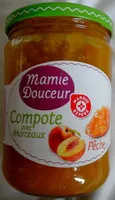 Compote pêches