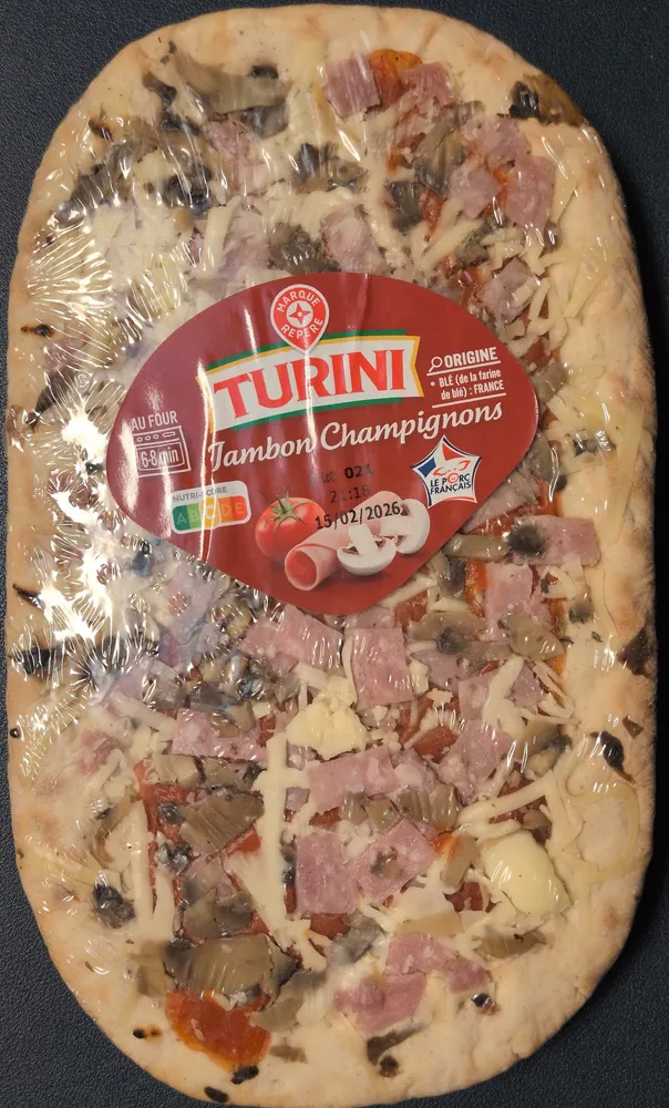 Pizza jambon champignons