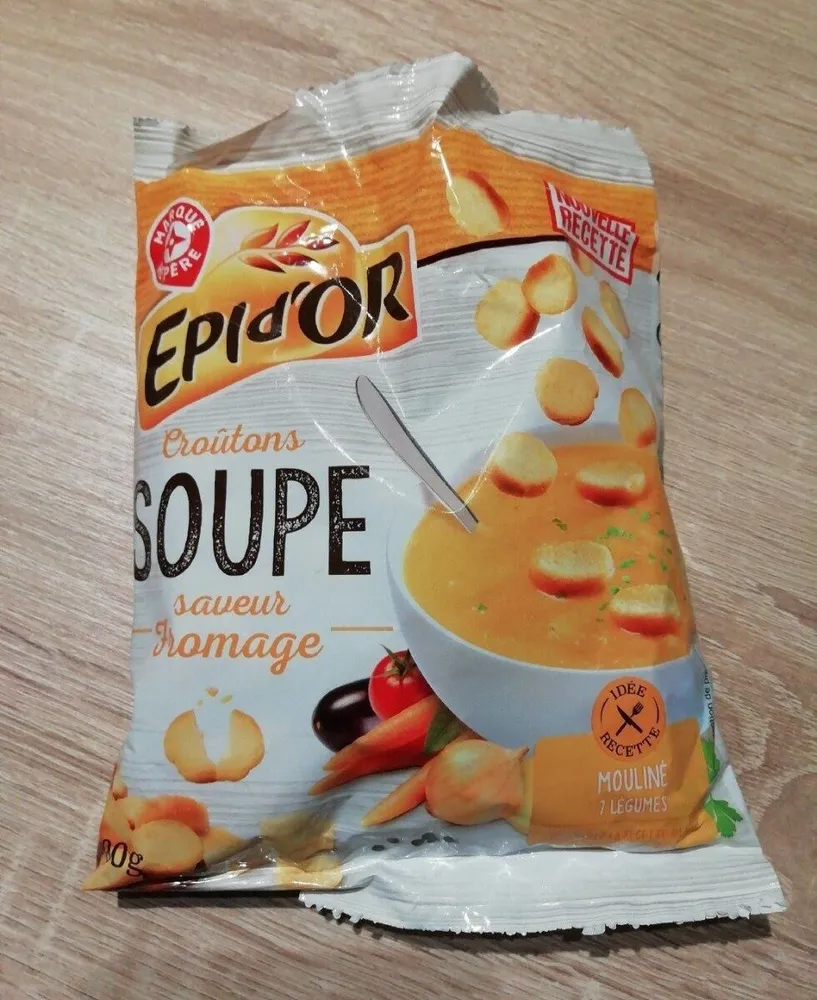 Croutons spécial soupe saveur fromage