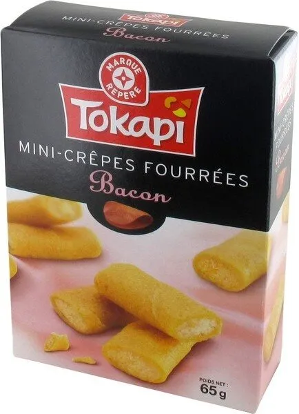 Crêpes fourrées saveur bacon
