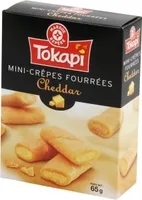 Petites crêpes fourrage cheddar