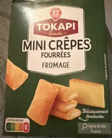 Mini crêpes fourrées fromage