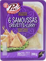 Samoussas crevette curry x 6