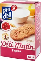 Biscuits petit déjeuner à la figue